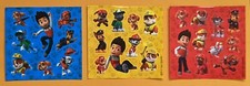 Paw Patrol Sticker Sheet. Lot of 3