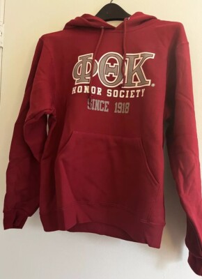 New Phi Theta Kappa Red Hoodie Size Small