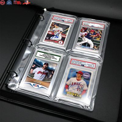 Graded Card Slab Binder Pages 40 PSA, BGS, CGC Slabs Storage Cards Not Included