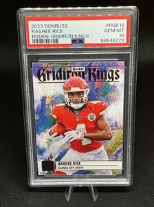 2023 Panini Donruss RDK16 Rookie Gridiron Kings Canvas Rashee Rice PSA 10 3936