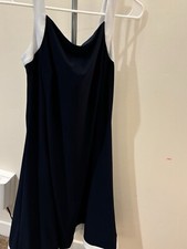 Chaps navy Dress Sleeveless Sz Small Petite