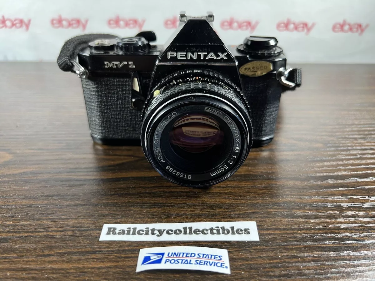Pentax MV1 with SMC Pentax-M 1:2 50mm Camera Lens | eBay