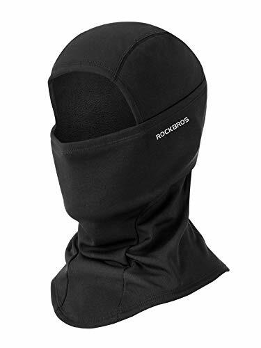 ROCKBROS Cagoule Polaire Balaclava Avec Trou Lunettes - Protection Hiver Moto Vélo Ski