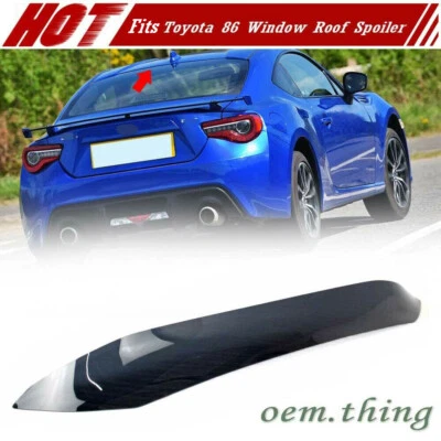 2021 Fit FOR TOYOTA 86 SCION FR-S SUBARU BRZ Rear Window Roof Spoiler Smoke - Photo 1/4