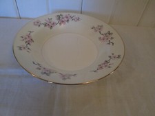 Eggshell Nautilus Soup Bowl Apple Blossom 8 1/4" Diam Homer Laughlin 1953