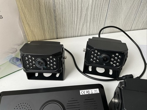 Hodozzy Telecamera Digitale Wireless Retromarcia -7 Pollici Monitor IPS AHD 4 Telecamere V... - Foto 4 di 13