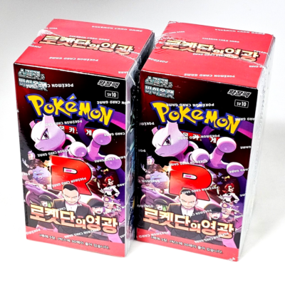 2BOXES[60+7PACKS]Destined Rivals Pokemon TCG Cards Booster Factory Sealed  KOREAN