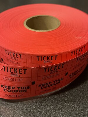Staples Raffle Tickets 3 Raffle Ticket Clipart