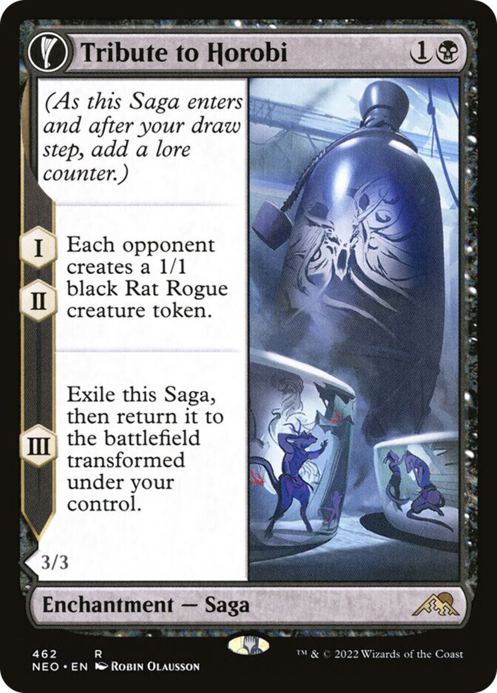 MTG Tribute to Horobi (Extended Art) – Kamigawa: Neon Dynasty Magic Card #  462 | eBay