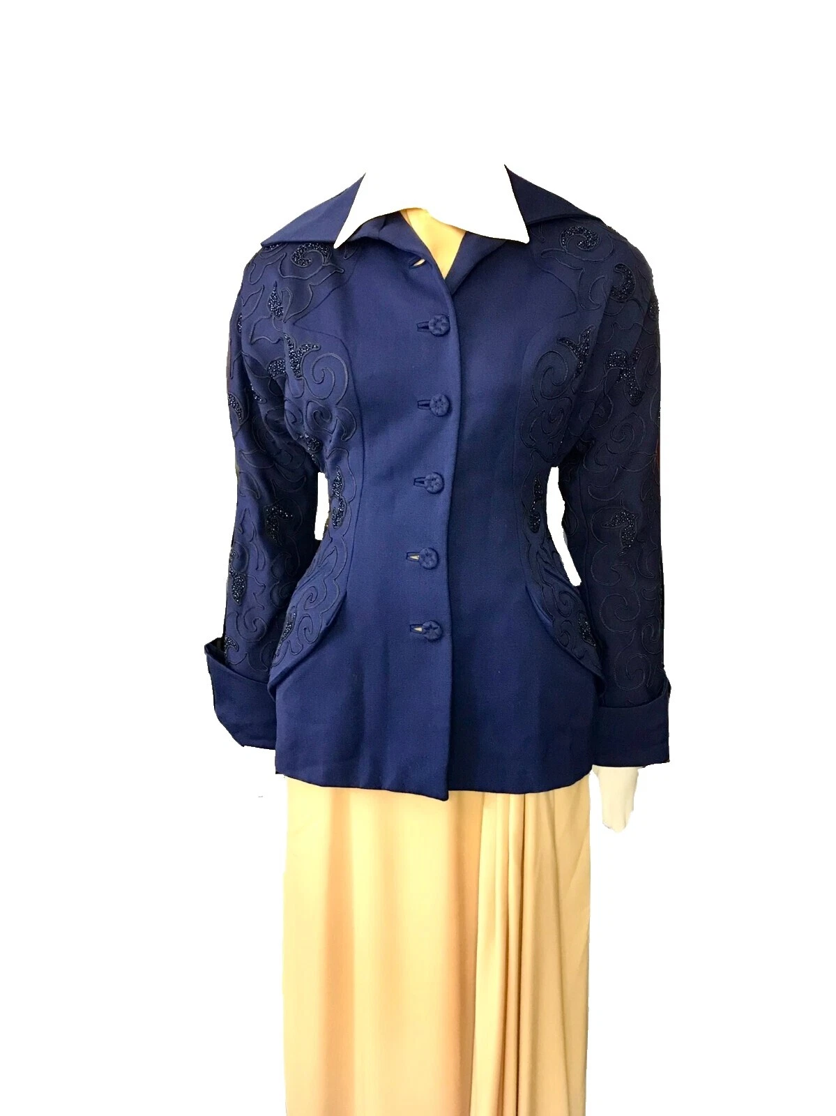 Regular Size 1940s Vintage Clothing Gabardine for Women