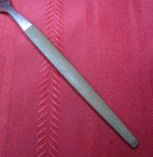 YOU CHOOSE Ekco Eterna Brown CANOE MUFFIN Wood Handle Stainless Flatware Choice