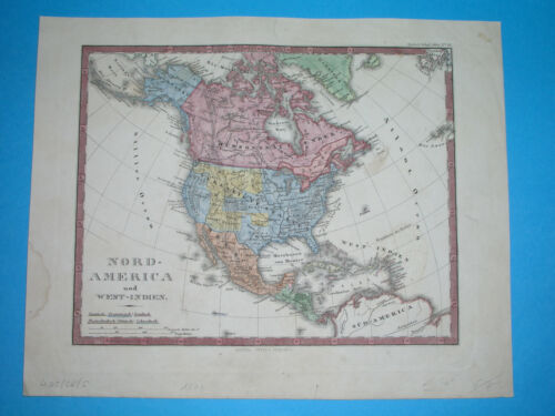 1873 ORIGINAL KARTE TEXAS VEREINIGTE STAATEN KALIFORNIEN IOWA FLORIDA KUBA MEXIKO KANADA - Bild 2 von 8