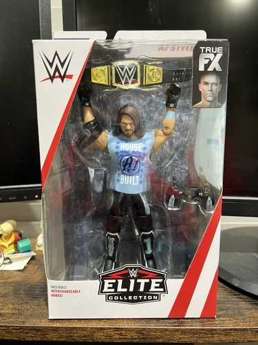 WWE Elite Collection AJ Styles series 66 action figure True FX 2018 Mattel belt