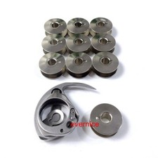 Gancio oscillante 6028 +10 bobine per Singer 17-1-6 8-18 20 24 26 17U130 141 242 1