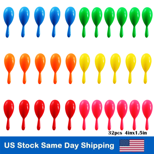 32pcs Fun Maracas Hand Decor Mexican Maracas Fiesta Cinco de Mayo Party Cool Boy - Picture 8 of 10