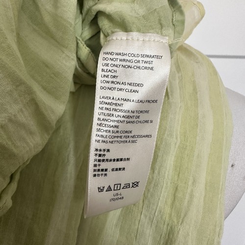 Free People Damen Top Größe Large Little Bit of Something Citron Shirt Relaxed - Bild 7 von 8