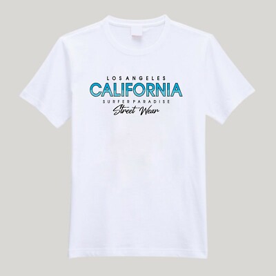 T-Shirt For Men or Women California Beautiful T Shirts HD Print Free Shipping