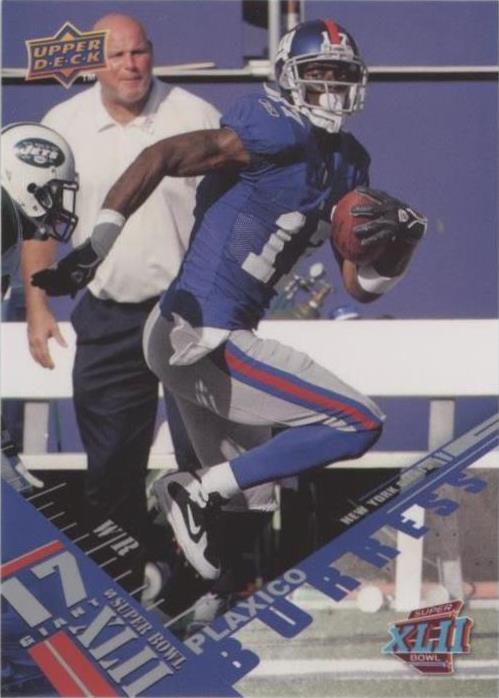 2008 Upper Deck Super Bowl XLII Champions Plaxico Burress #40 - 1 of 2