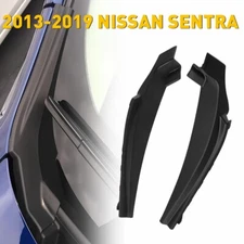 For 2013-19 Nissan Sentra Front Windshield Wiper Side Cowl Extension Cover Trim