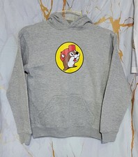 Buc-ee's Youth Large YL Pull-over Sweatshirt Gray