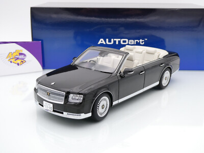 AUTOart 79531 # Toyota Century Cabriolet Baujahr 2019 '' schwarz '' 1:18 NEUHEIT