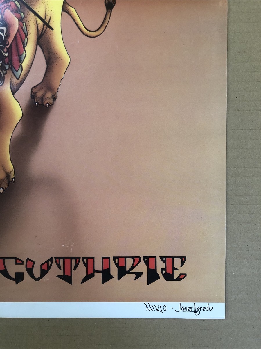 Rising Son Records Arlo Guthrie Original Vintage Poster Music