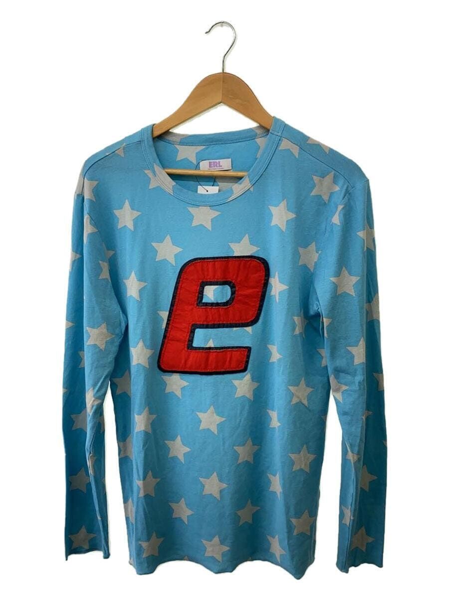 ALTRA MAGLIA TERMICA STAMPATA T ERL MANICA LUNGA ALTRE MARCHE MAGLIA L COTONE BLU usata