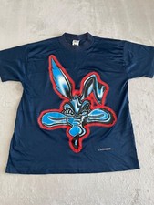 Looney Tunes Sun Sportswear Wile E. Coyote Mens Shirt Sz M Vintage 1996 USA Made