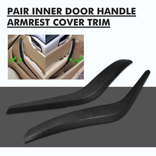 2 pcs Interior Door Handle Panel Trim Cover Black For BMW X1 E84 2009-2014 2015 - Picture 3 of 9