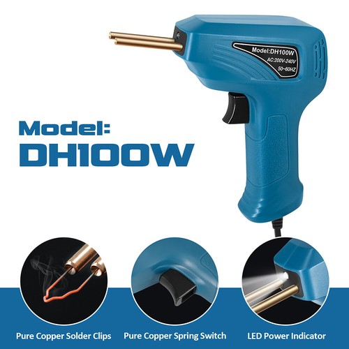 Pistola termica da 100 W Pistola per saldatore in plastica 110/220 V per la magg - Imagen 7 de 10