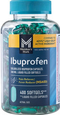 Member's Mark Ibuprofen 200mg, 400 Liquid-Filled Softgel Capsules