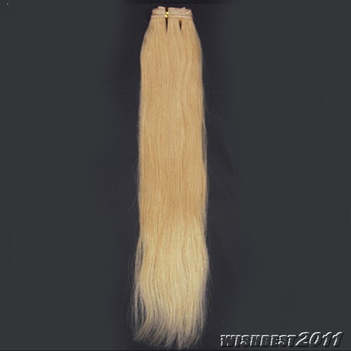 Double Weft Human Hair Extensions Weave Remy Real Russian Straight Hair 100g 12A - Picture 45 of 74