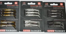 3 packs live target baitball spinner rig interchange pack teasers assortment S