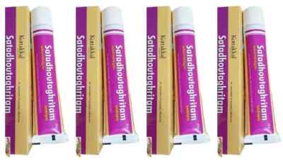 Kottakkal Satadhoutaghritam Cream 20 gms (4 Packs) Ayurvedic Skin Nourish Cream