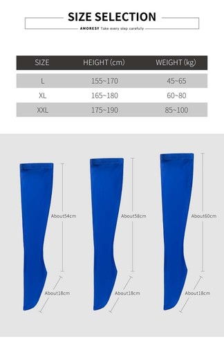 AMORESY Women's Sexy Satin Socks Breathable Over-the-Knee Solid Length Stockings - Picture 24 of 42