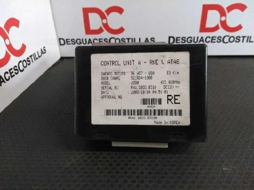 96407680 Centralina Check Control per DAEWOO NUBIRA BERLINA CDX 99293 - Foto 1 di 2