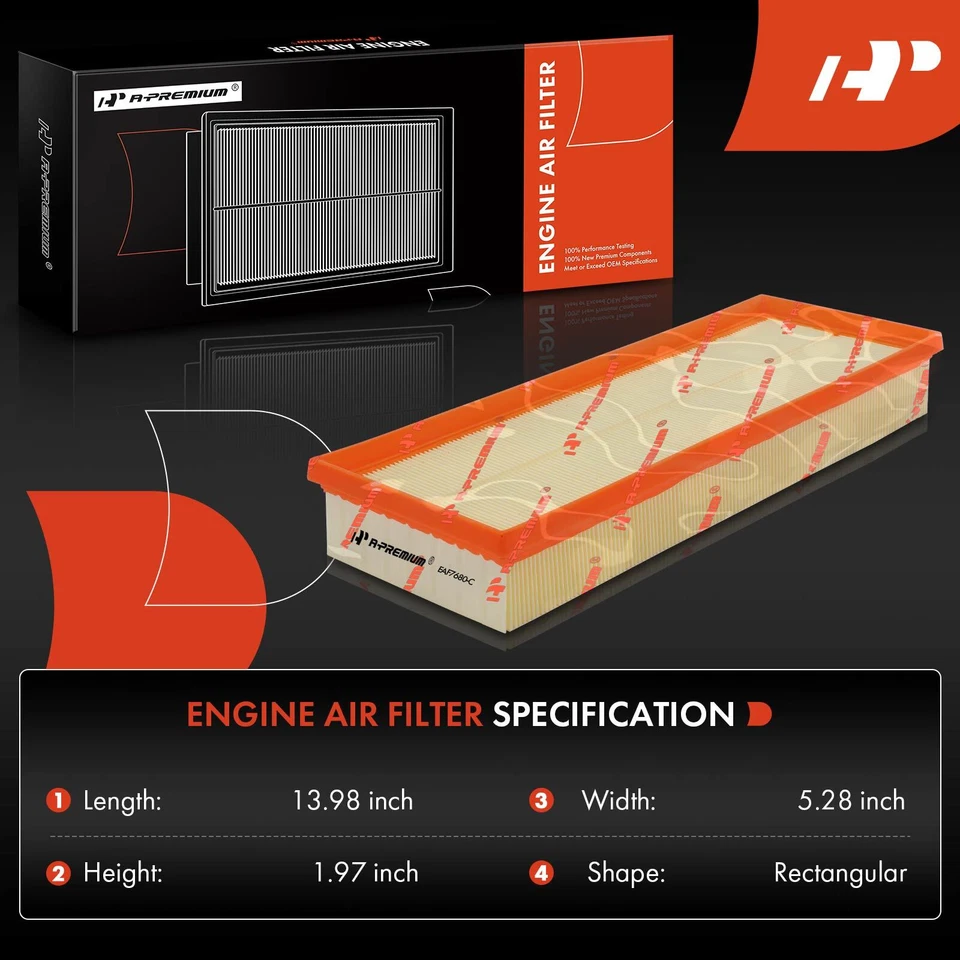 New Engine & Activated Carbon Cabin Air Filter for Mercedes-Benz CL550 S400 S450 - Imagem 2 de 4