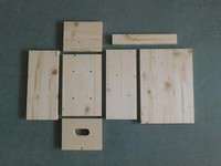 Nistkasten Mauersegler Bausatz, Vogelhaus Nest Wetterfest
