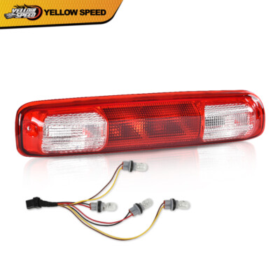 High Mount 3rd Brake Light For 1999-2007 Chevy Silverado & GMC Sierra - Clear Lens 9 thumbnail image