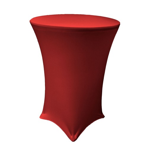 LA Linen Round Spandex Cover For Cocktail Highboy Table. Made in USA - Picture 9 of 11