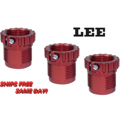 Lee Precision Spline Drive Breech Lock Bushings, RED - 3 Pack! NEW!! # 90063