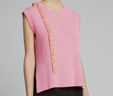  495 3.1 Phillip Lim Women's Pink Reversible Knit Top Size S