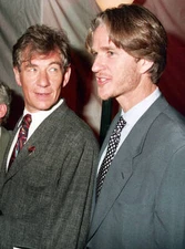 Ian McKellen & Matthew Modine at Screening of HBO's "And the B 1993 Old Photo 1