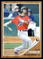 2011 Topps Heritage Minor League Nick Franklin Rookie Seattle Mariners #115