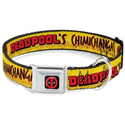 Dog Collar DPAD-Deadpool Logo CLOSE-UP Full Color Black/Red/White DE (US IMPORT)