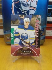2021-22 Upper Deck Series 1 Ud Canvas Young Guns Jacob Bryson #C101 (RC) Sabres