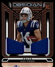 2022 Panini Obsidian Rookie Jersey Ink Alec Pierce #RJI-API Jersey Auto /99
