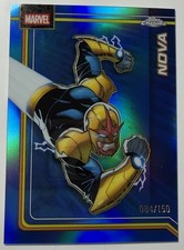 2026 Topps Chrome Marvel Nova #89 Blue Refractor /150 084/150 SP