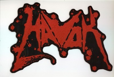 Havok - Rotes Logo Rückenaufnäher