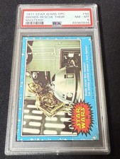 1977 Star Wars O-Pee-Chee OPC #40 Droids Rescue Their Masters PSA 8 NM-MT